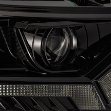 Cargar imagen en el visor de la galería, AlphaRex 19-21 Ford Ranger LUXX LED Proj Headlights Plank Style Alpha Black w/Seq Signal/DRL