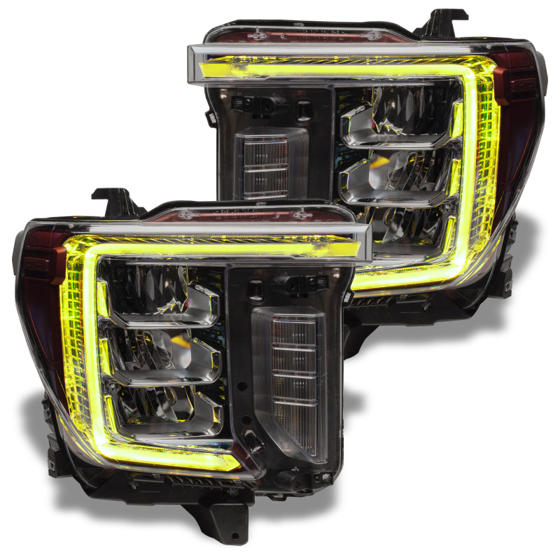 Oracle 20-21 GMC Sierra 2500/3500 HD RGB+W Headlight DRL Kit - ColorSHIFT w/o Cntrl SEE WARRANTY