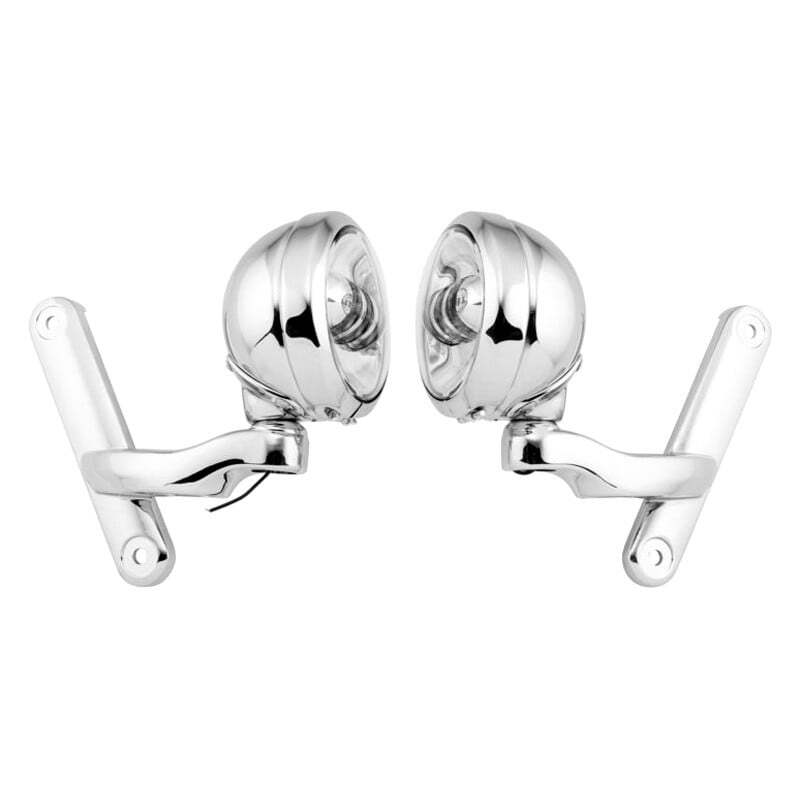Letric Lighting 4.5in Passing Lamps Chr/Chr