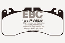 Cargar imagen en el visor de la galería, EBC 09+ Lexus LS460 4.6 Sport Redstuff Front Brake Pads