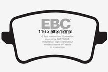 Cargar imagen en el visor de la galería, EBC 09-11 Audi A4 2.0 Turbo Ultimax2 Rear Brake Pads