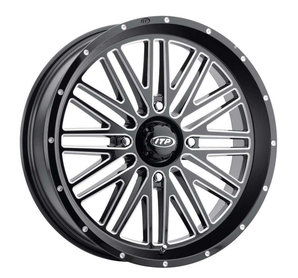 ITP Momentum Wheel BLK/MAC 20X6.5 4/137 4+2.5 (+10MM) (20MT118BX)
