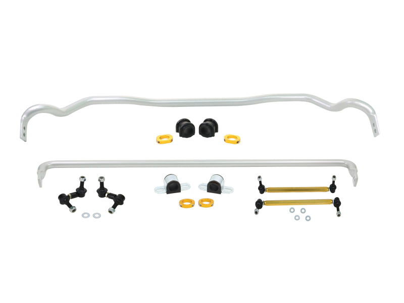 Kit de barra estabilizadora delantera y trasera premium Whiteline para Hyundai Genesis Coupe 2.0T/2.0T 10-14