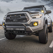 Load image into Gallery viewer, Cali Raised 16-23 Toyota Tacoma Stealth Bumper - Bull Bar / No Light Bar