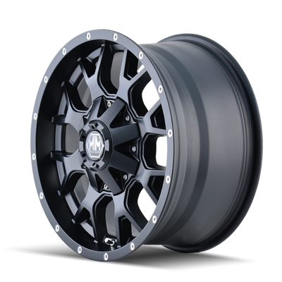 Mayhem 8015 Warrior 18x9 Wheel — 6x135 / 18mm Offset / 106mm Hub Matte Black
