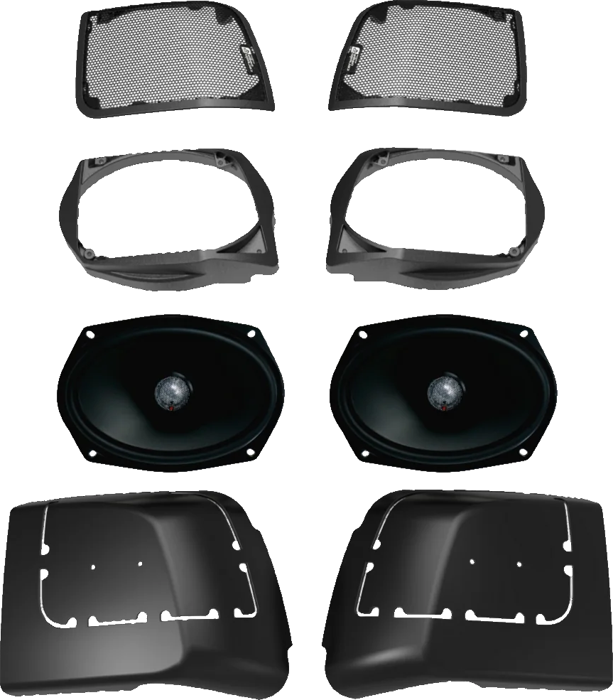 Cerwin Vega 6"X9" CUT in LID KIT w/ ST69CX FLH/T 1998-2013 Bags (RPMST69413LK)