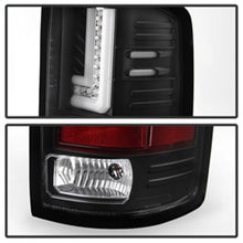 Cargar imagen en el visor de la galería, Spyder GMC Sierra 14-16 LED Tail Lights Black ALT-YD-GS14-LBLED-BK