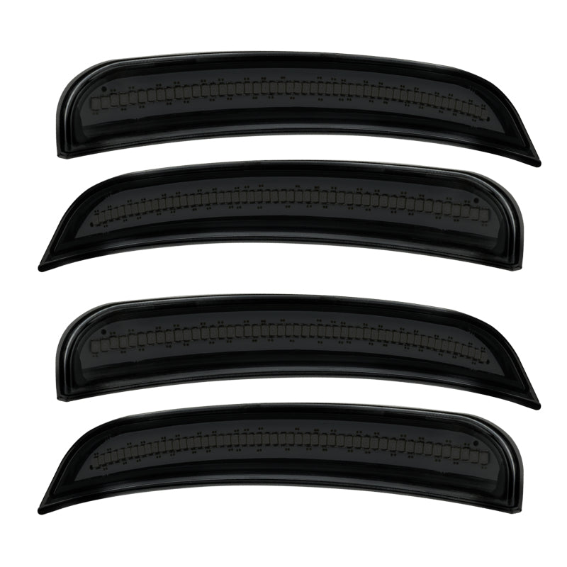 Juego de marcadores laterales conceptuales para Dodge Charger Oracle 15-21, tintados, sin pintura, VER GARANTÍA