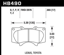 Cargar imagen en el visor de la galería, Hawk 10 Lexus GX460 / 03-09 Lexus GX470 / 04-10 4Runner 4.0L/4.7L / 07-10 FJ Cruiser 4.0L / 03-07 Se