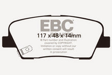 Cargar imagen en el visor de la galería, EBC 11+ Hyundai Equus 4.6 Greenstuff Rear Brake Pads