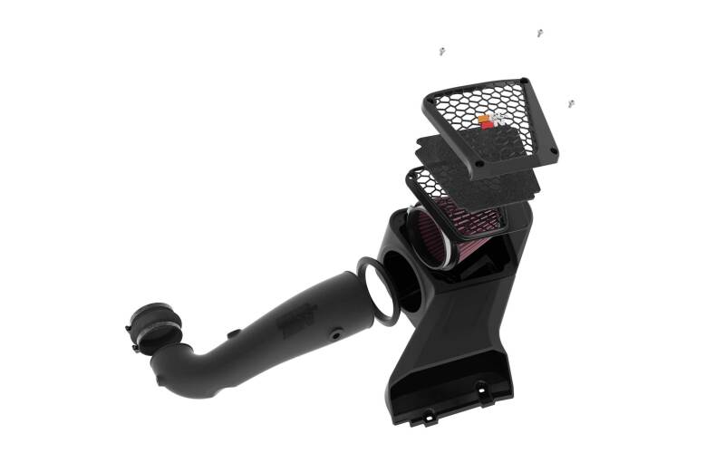 K&N 63-2624 Performance Air Intake System — Fits 2023-2024 Ford F-150 Raptor R 5.2L V8