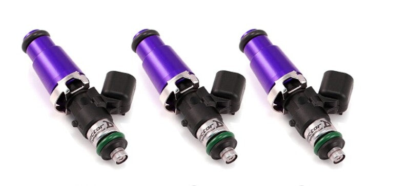 Injector Dynamics 2600-XDS 60mm Injectors - Set of 3 — 14mm Top/14mm Lower