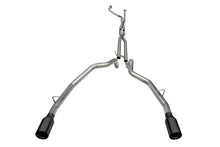 Cargar imagen en el visor de la galería, Corsa 21-22 Dodge Ram TRX Crew Cab Baja Catback Exhaust Dual Rear Black Tip