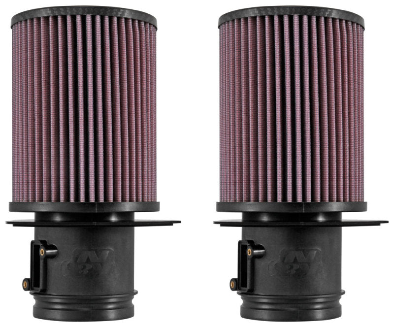 K&N High-Flow Drop-In Air Filter (2-Pack) — Fits 2014-2018 Audi R8 V10 5.2L, 2015 Lamborghini Huracan LP610-4