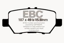 Cargar imagen en el visor de la galería, EBC 05-08 Acura RL 3.5 Greenstuff Rear Brake Pads