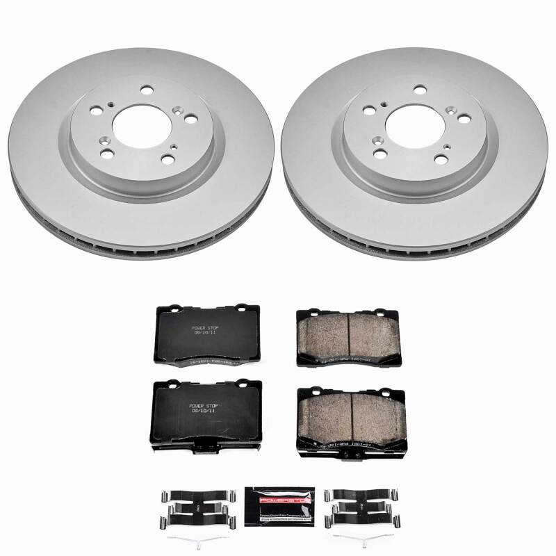 Power Stop 05-12 Acura RL Front Z23 Coated Brake Kit