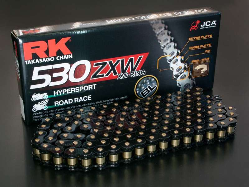 RK Chain BL530ZXW-120L XW-Ring Chain - Black Scale