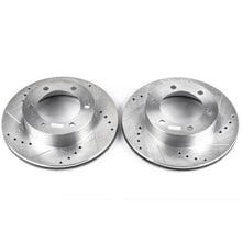 Cargar imagen en el visor de la galería, Power Stop 96-02 Toyota 4Runner Front Evolution Drilled &amp; Slotted Rotors - Pair