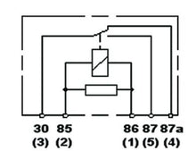 Cargar imagen en el visor de la galería, Hella Relay 12V 20/40A Spdt Res Wthr Bkt