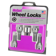 Cargar imagen en el visor de la galería, McGard Wheel Lock Bolt Set - 4pk. (Cone Seat) M12X1.25 / 17mm Hex / 22.0mm Shank Length - Chrome