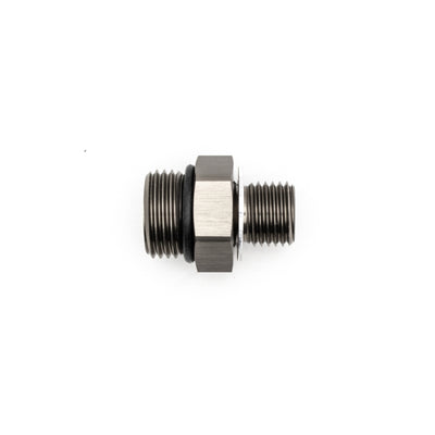 DeatschWerks 8AN ORB Male to 14x1.5 Metric Male Fitting (Incl. O-Ring & Crush Washer)