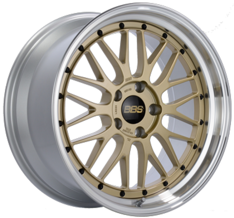 BBS LM 20x10.5 5x112 ET15 Gold Wheel 80mm PFS/Clip Required