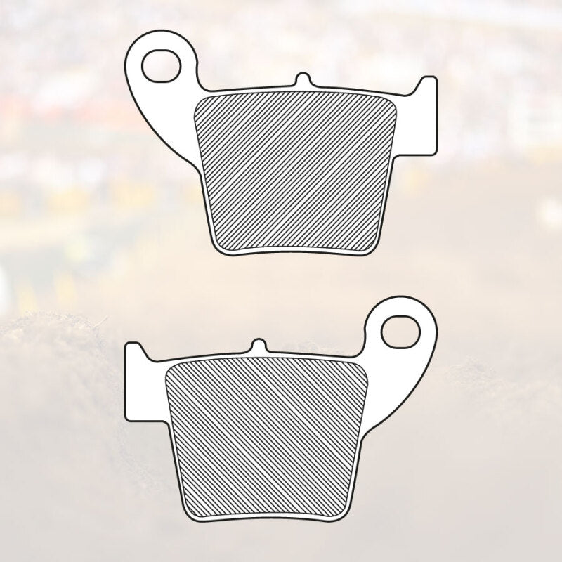 Renthal Works Front/Rear Brake Pads — Fits Honda, TM Racing, Fantic