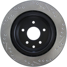 Cargar imagen en el visor de la galería, StopTech 06-07 350Z / 05-07 G35 / 06-07 G35X SportStop Slotted &amp; Drilled Rear Right Rotor