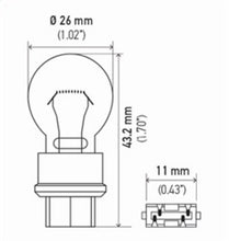 Cargar imagen en el visor de la galería, Hella Bulb 3157 12V 27/7W W2.5x16q S8