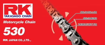 RK Chain 530-110 Standard Drive Chain - 110 Links