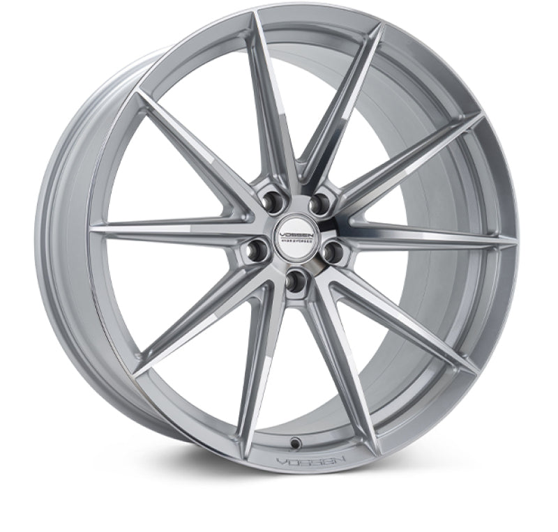 Vossen HFX-2 20x9 - 5x112 - ET25 - Flat - 66.5 - Silver Polished Wheel
