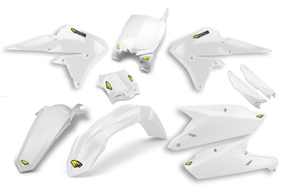 Cycra Powerflow Body Kit White — Fits 2014-2018 Yamaha YZ250F YZ450F