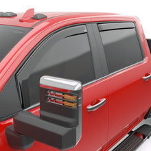 Cargar imagen en el visor de la galería, EGR 2019 Chevy 1500 Crew Cab In-Channel Window Visors - Dark Smoke