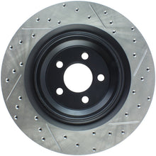 Cargar imagen en el visor de la galería, StopTech SportStop 06-09 Chrysler SRT-8 Rear Right Drilled &amp; Slotted Rotor