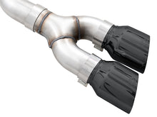 Cargar imagen en el visor de la galería, AWE 0FG 21+ Ford F150 Dual Side Exit Cat-Back Exhaust - 4.5in Diamond Black Tips