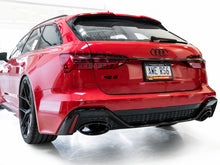 Cargar imagen en el visor de la galería, AWE Tuning 21-23 Audi C8 RS6/RS7 SwitchPath Cat-back Exhaust - Diamond Black Tips