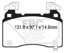 Load image into Gallery viewer, EBC 12+ Tesla Model S Electric Greenstuff Front Brake Pads