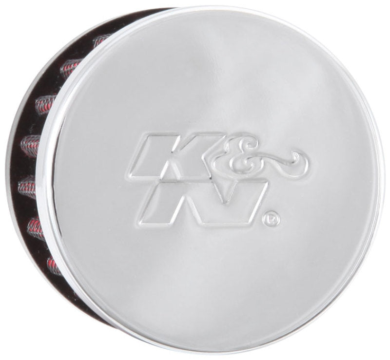 K&N 62-1330 Crankcase Vent Filter - 0.5in Flange ID Rubber Base Clamp-On