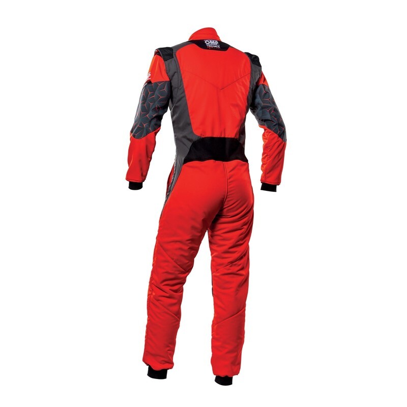 OMP Tecnica Hybrid Overall Fia 8856-2018 Red / Black Sz 62