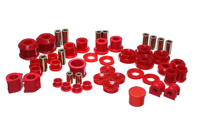 Energy Suspension Hyper-Flex Master Bushing Set Red — Fits 2006-2011 Honda Civic Si