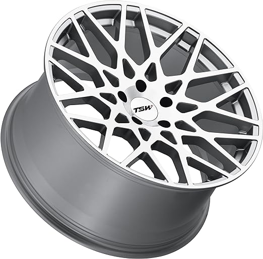 TSW Alloy Wheels TWVLE 20X10 5X120 SLV MIR FACE 40MM