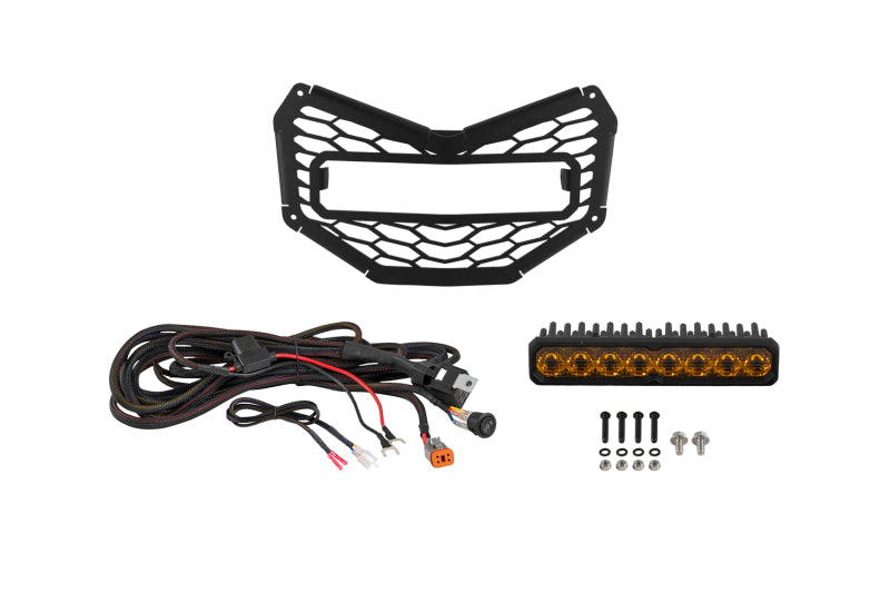 Diode Dynamics 17-26 Can Am Maverick X3 SS10 Grille Max Yellow Driving