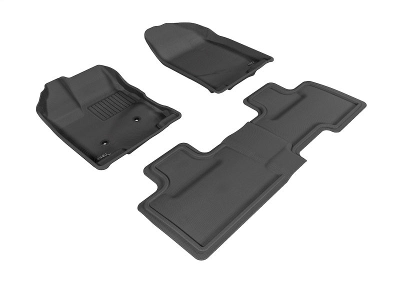 3D MAXpider 07-14 Ford Edge Kagu Black Full Set
