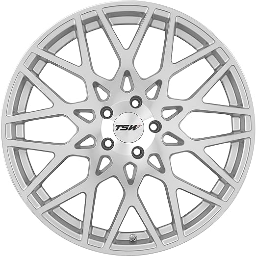 TSW Alloy Wheels TWVLE 20X10 5X120 SLV MIR FACE 40MM