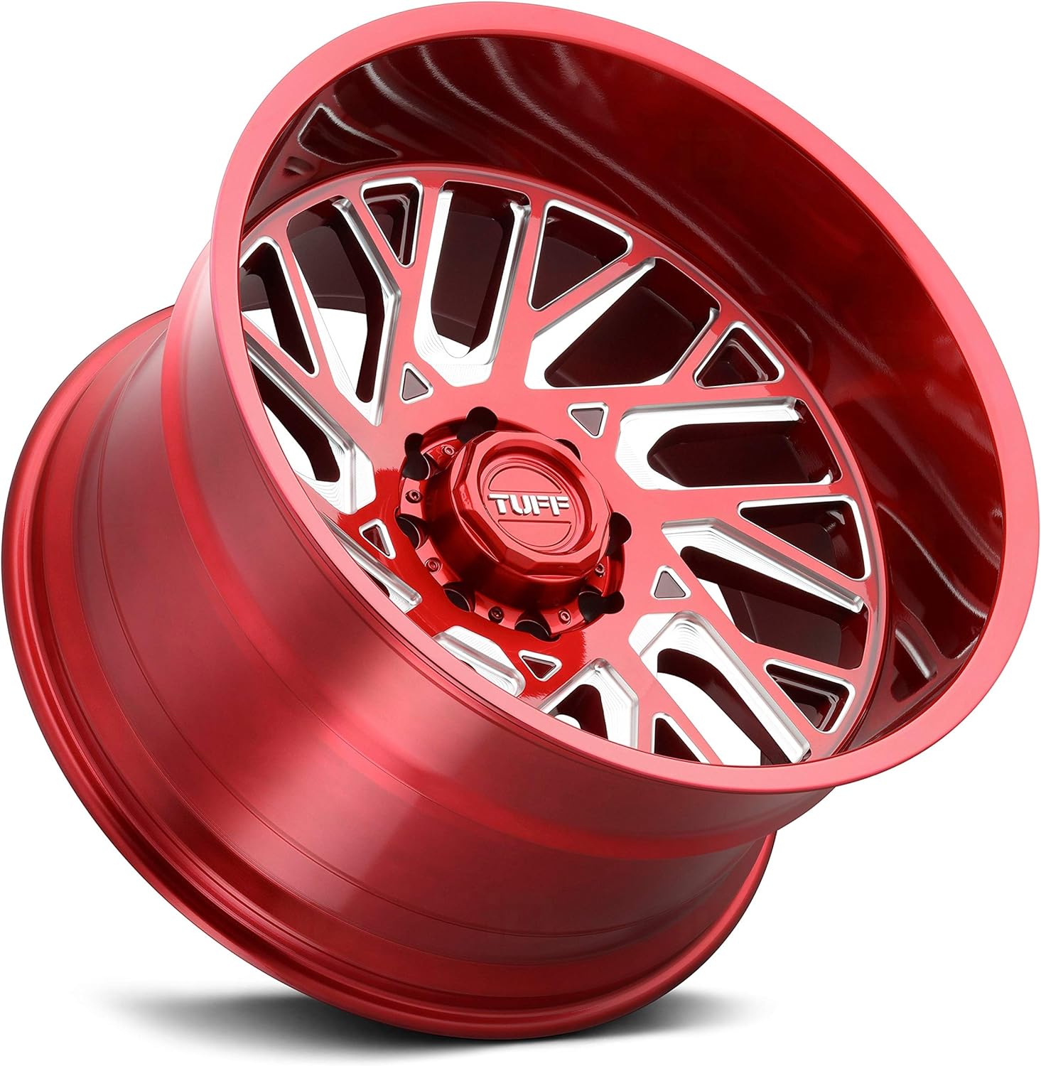 Tuff Wheels TUT4B 22X12 8X6.5 C-RED MILL -45MM