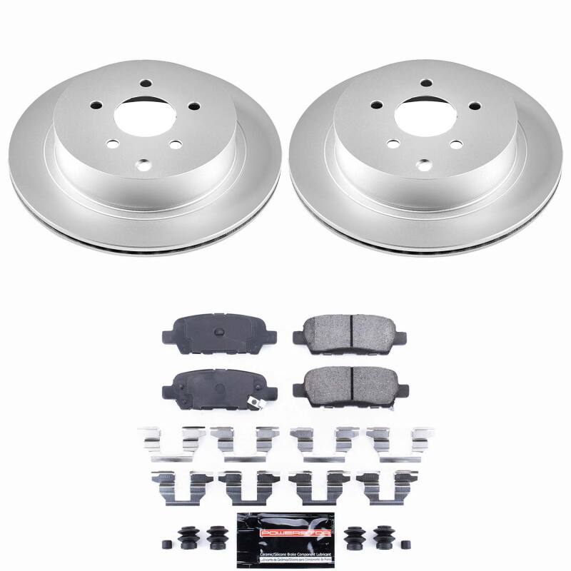 Power Stop 03-08 Infiniti FX35 Rear Z23 Coated Brake Kit