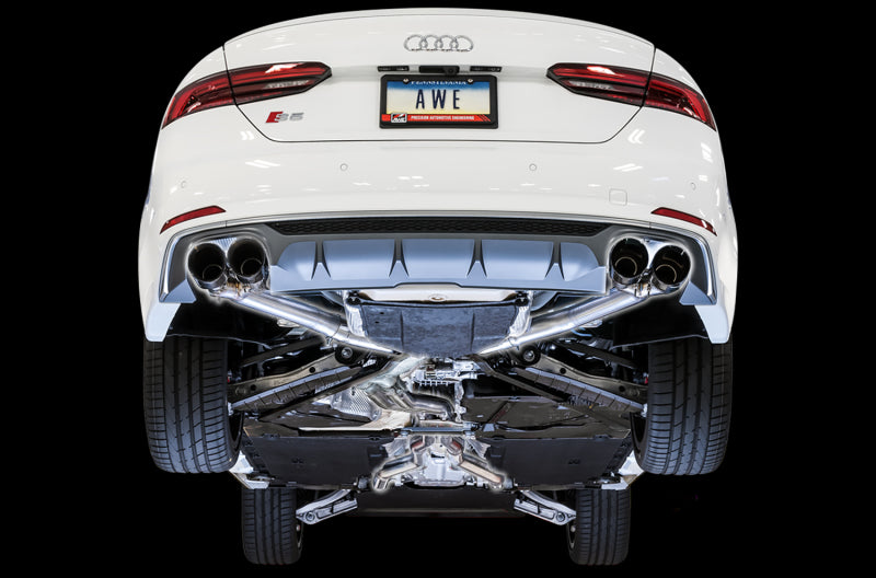 AWE Tuning Audi B9 S5 Sportback Track Edition Exhaust — Fits 2018-2024 Audi S5 Sportback