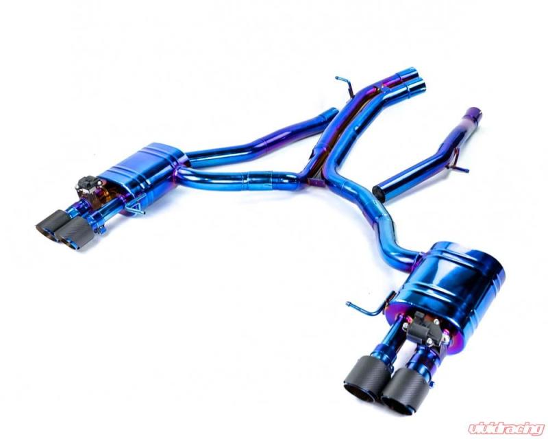 VR Performance Audi B9 RS4 Titanium Valvetronic Exhaust System With Carbon Fiber Tips