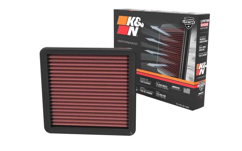 K&N 33-5118 Replacement Air Filter — Fits 2021-2024 Elantra & 2024-2025 Kona