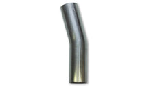 Cargar imagen en el visor de la galería, Vibrant 2.5in O.D. T304 SS 15 deg Mandrel Bend 5in x 5in leg lengths (3.5in Centerline Radius)